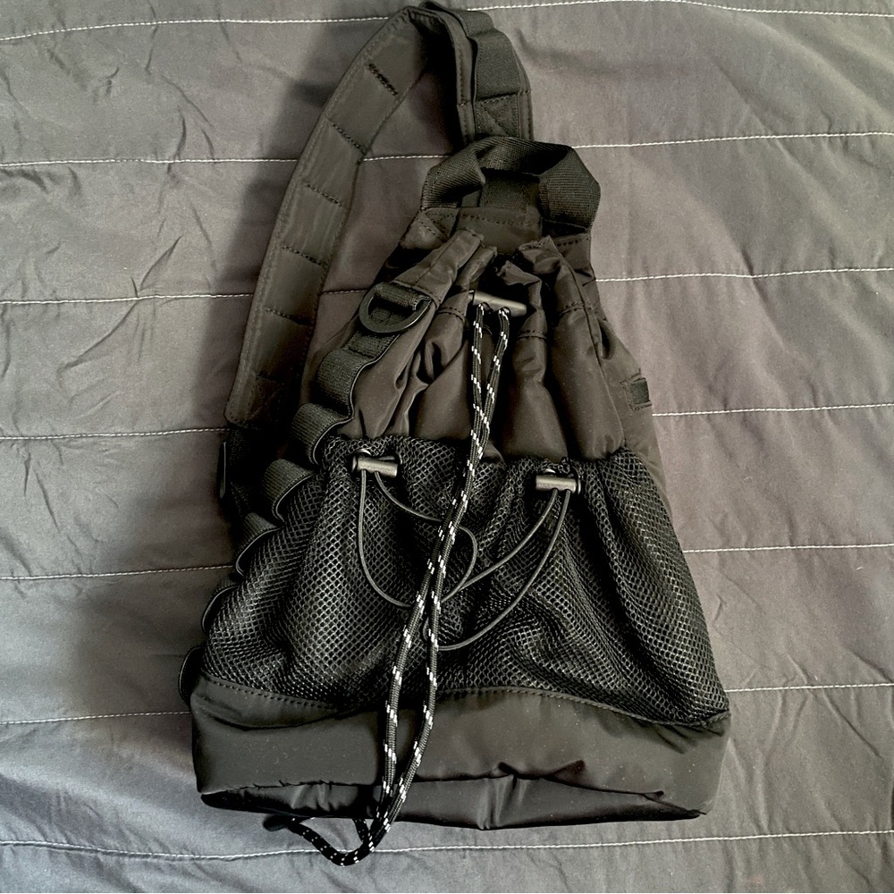 dagne dover nova sling bag in onyx